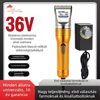 Elektromos kisállatnyíró kutyák, juhok és kecskék számára — alumíniumötvözet test; Shuoke márka; SKU SK-818