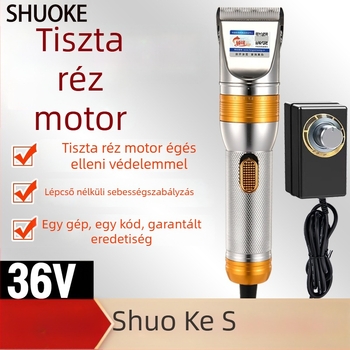 Elektromos kisállatnyíró kutyák, juhok és kecskék számára — alumíniumötvözet test; Shuoke márka; SKU SK-818
