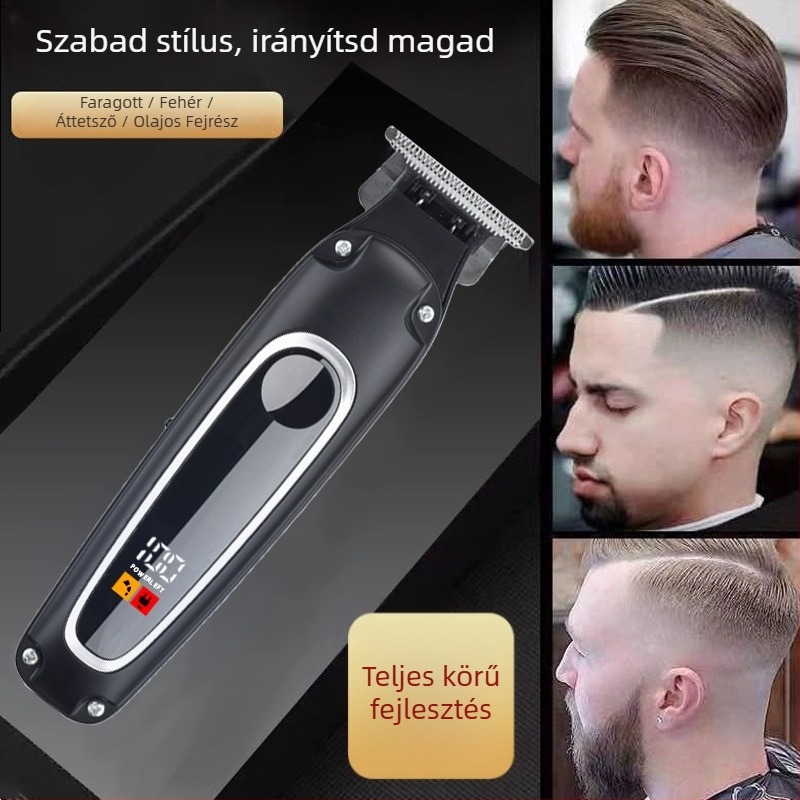 V-839 Elek­tromos hajvágó – újratölthető, kefemotor, rozsdamentes acél pengék, beépített 1200–2000mAh akkumulátor, spray bevonatú ház, általános használatra, nem vízálló