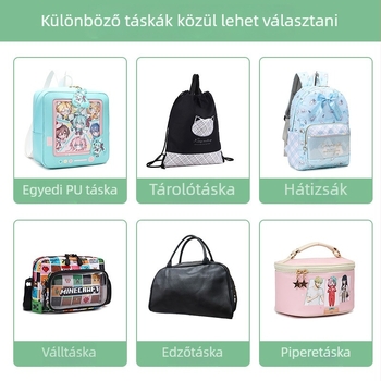 Személyre szabható négyzet alakú sminktáska, PU bőr és poliészter, kompakt kis kozmetikai táska nőknek
