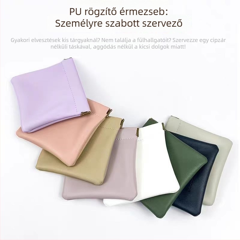 Bőr kozmetikai táska, kézitáska-stílus, többfunkciós smink-tárolás