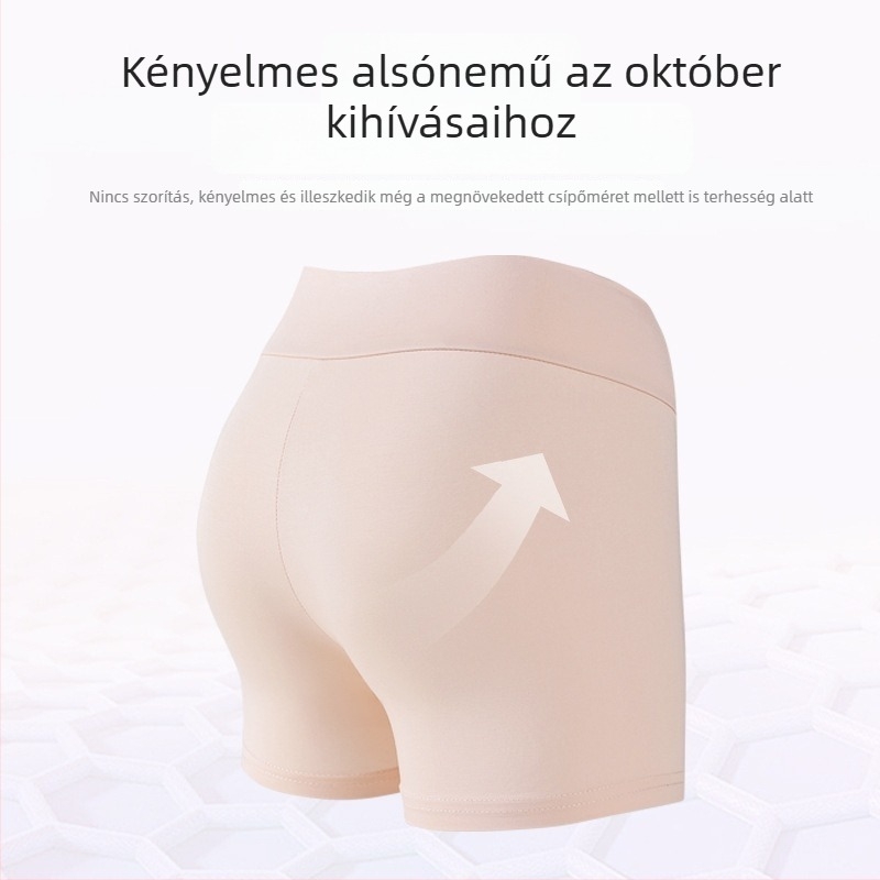 Várandós nők fehérneműje, magas derekú, lélegző viszkóz kötött anyag, 100% pamut ágyék alatti bélés, hasi támasz