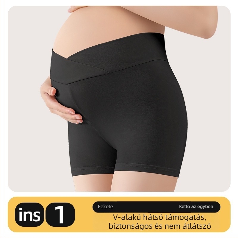Várandós nők fehérneműje, magas derekú, lélegző viszkóz kötött anyag, 100% pamut ágyék alatti bélés, hasi támasz