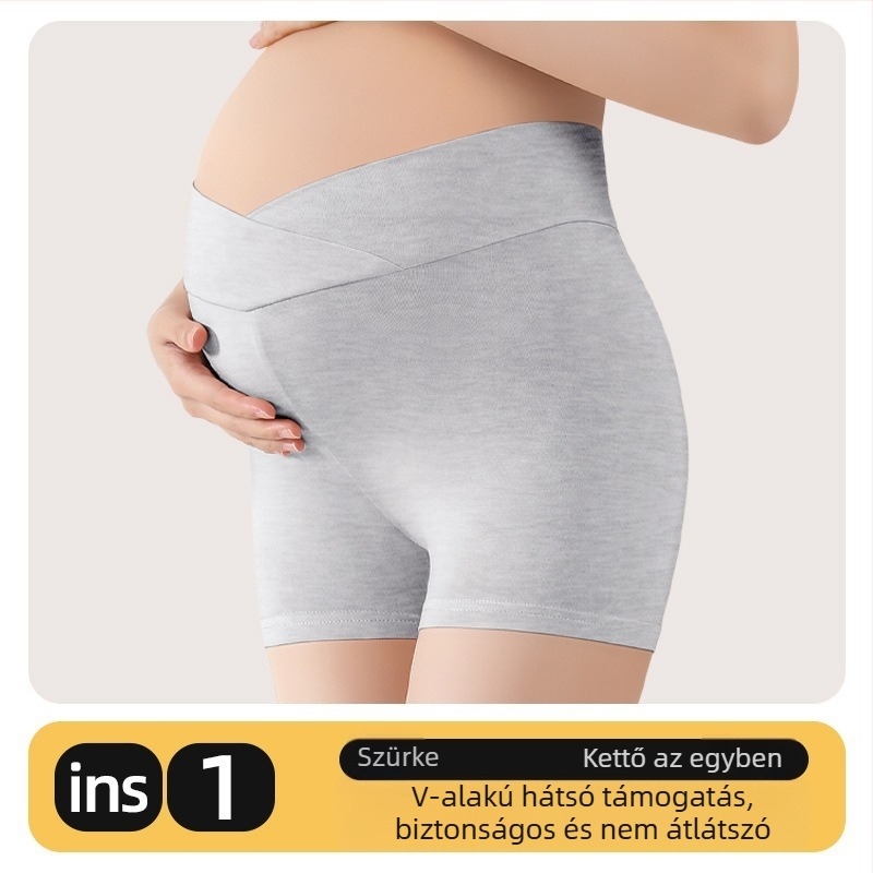 Várandós nők fehérneműje, magas derekú, lélegző viszkóz kötött anyag, 100% pamut ágyék alatti bélés, hasi támasz