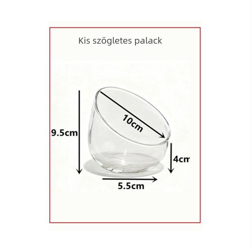 Mini táj mohával – DIY ökológiai üvegpalack irodai dekorációhoz, magas boroszilikát üveg, helyezésre