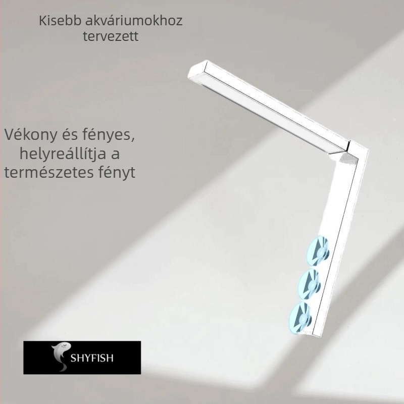 LED akvaris lámpa — ABS anyag; Import: Nem; Engedélyezett magánmárkák: Nem; Fő értékesítési területek: Egyéb