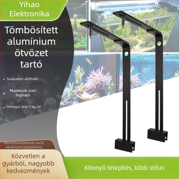 Akvarisztikai lámpatartó, alumínium ötvözet, állítható távolság, Yihao