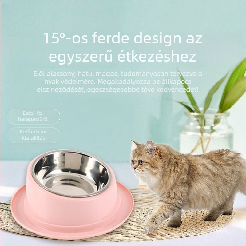 Egyszemélyes etetőtál macskáknak és kutyáknak – PP anyag, Márka Also Pet, 100 darab