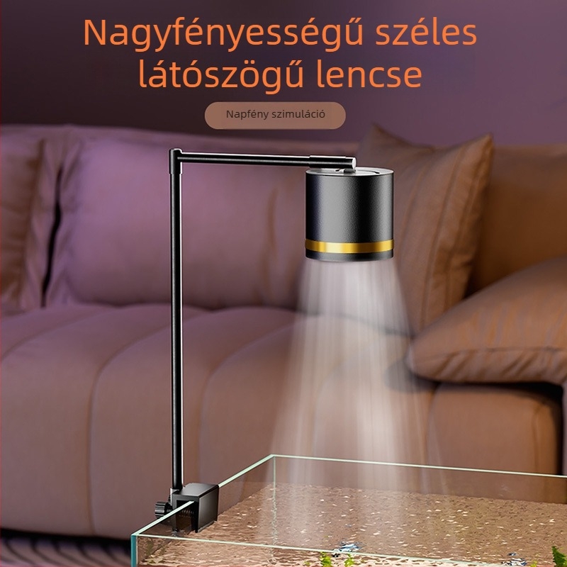 Függő akváriumi világítás vízi növényekhez, 16W, alumíniumötvözet, 330 g