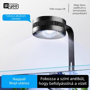Yee akváriumi LED csőfény – WRGB teljes spektrumú vízi növényekhez, alumíniumötvözet test, 35W, 1,4 kg