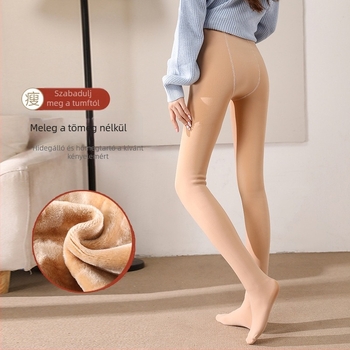 Várandós leggings fleece béléssel, vastag anyag, szoros fazon, ősz-télre, kevert anyag 95%+