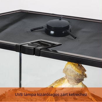 Line ultra vékony alumínium UVB/UVA lámpa hüllőknek kalcium-kiegészítővel – alumínium test, 0.27 kg, licencelt magáncímke