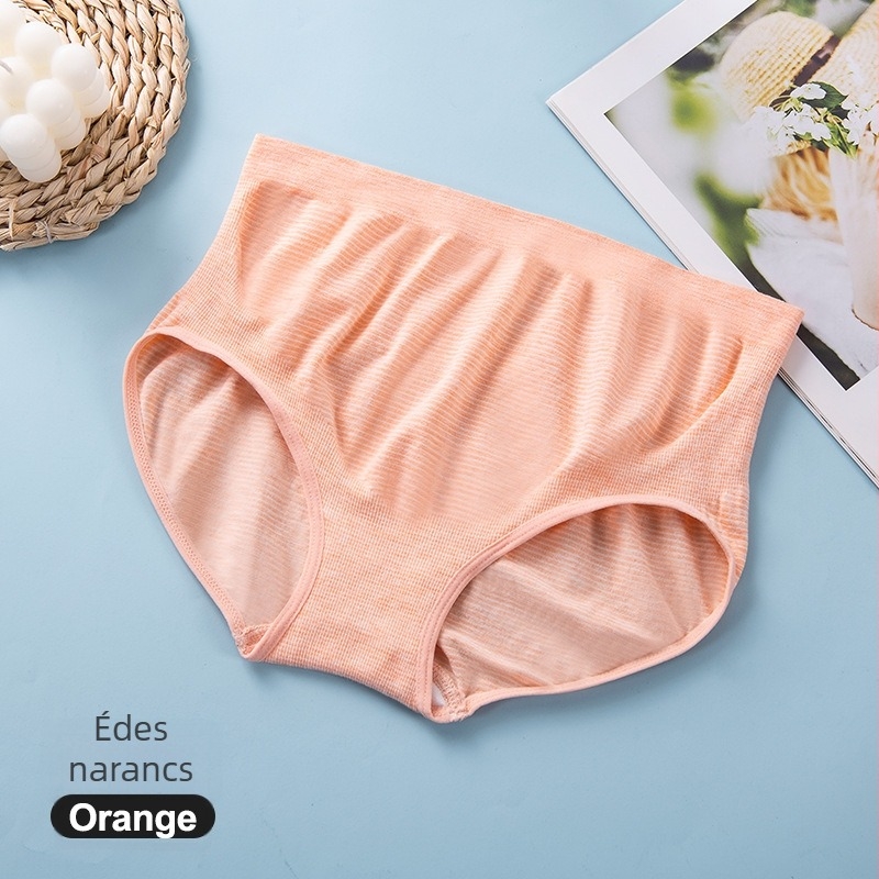 Terhes női pamutból készült fehérnemű, középmagas derekú, pocaktámasz, antibakteriális, 95% pamut anyag, 100% pamut aljával