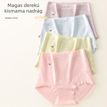Anyasági fehérnemű, magas derekú has támasz, lélegző kötött pamut, 100% pamut bélés, modell 8101