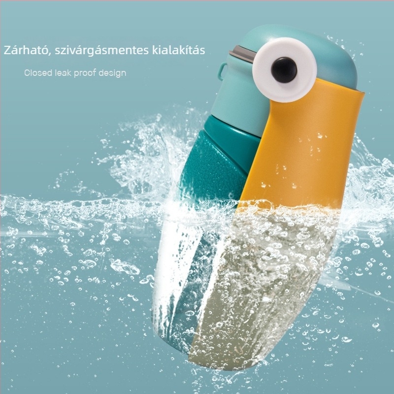 Kutyák számára utazó pohár – hordozható vízitalos pohár, nagy kapacitás, ABS+PET anyag