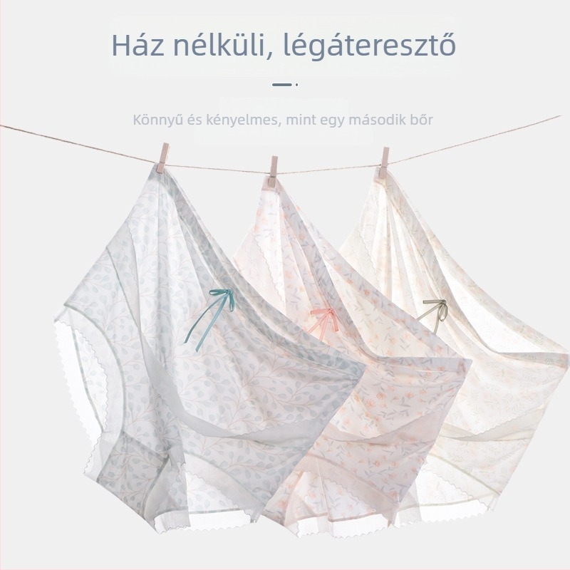 Kismama fehérnemű magas derekú, lélegző és antibakteriális hasi támasz, virágmintás; fő anyag Nylon 70–80%, belső pamut 90–95%.