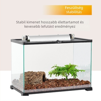 Reptizoo UVB lámpa ballasttal hüllőknek — 0,5 kg, növeli az UVB kibocsátását