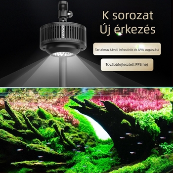 Kassray új távoli infravörös intelligens akváriumi lámpa halak és vízi növények számára, napfény-spektrumot utánzó, négyirányú fényerő-szabályozás, algák elleni világítás