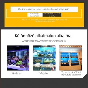 LED akváriumi fénycső, vízálló, 24W, műanyag test, márka Zhuorui, súly 200 g