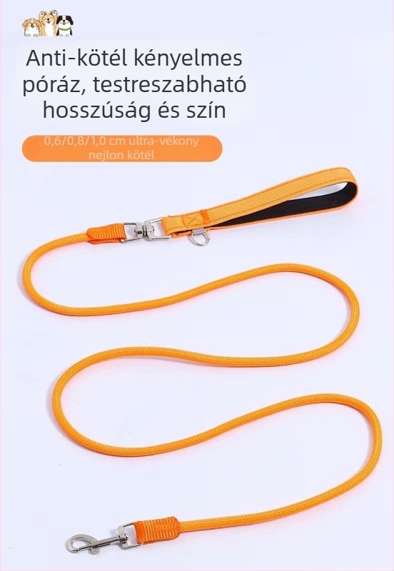 Nylon kutyapóráz, húzható, tartós, Quality márka