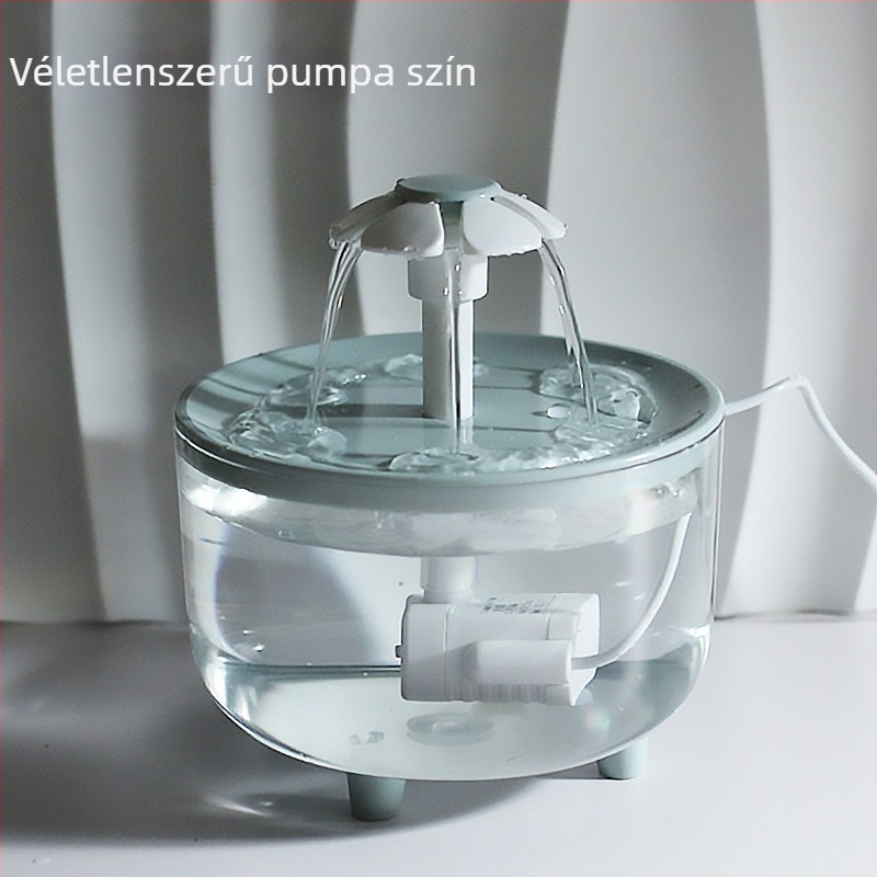 Állatvíz adagoló automatikus keringéssel és szűréssel, friss víz egész évben, nagy kapacitású macskáknak és kutyáknak