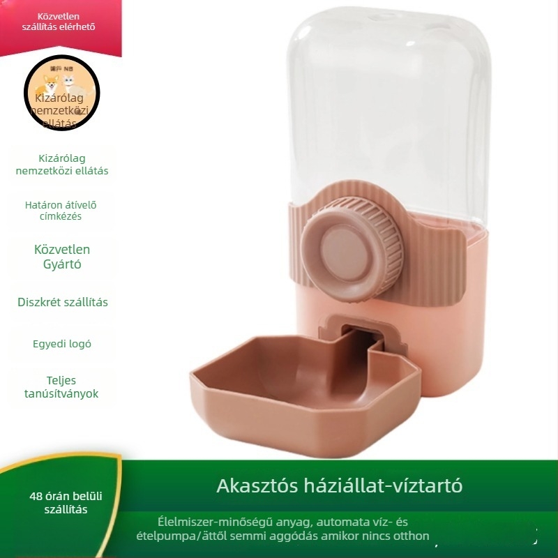 Állatvíz adagoló, leválasztható kialakítás, macskák és kutyák számára, 346 g