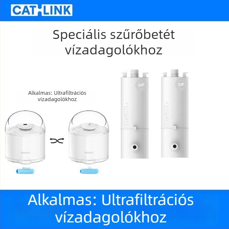 Catlink Macska vízadagoló kerámia szűrővel, vezeték nélküli ultrafiltrációs vízadagoló