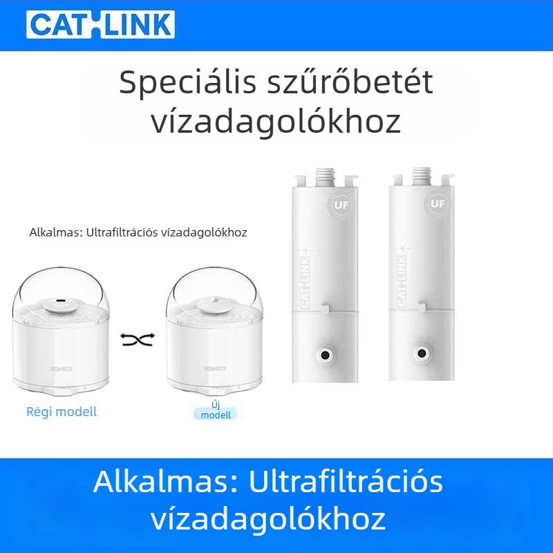 Catlink Macska vízadagoló kerámia szűrővel, vezeték nélküli ultrafiltrációs vízadagoló