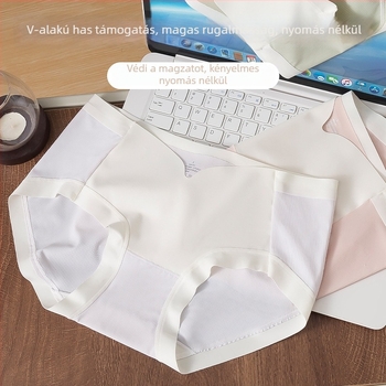 Szülési női alsónemű alacsony derekú, antibakteriális ágyéki zóna, hastámasz, lélegző Ice Silk nylon anyag, belső viszkóz bélés