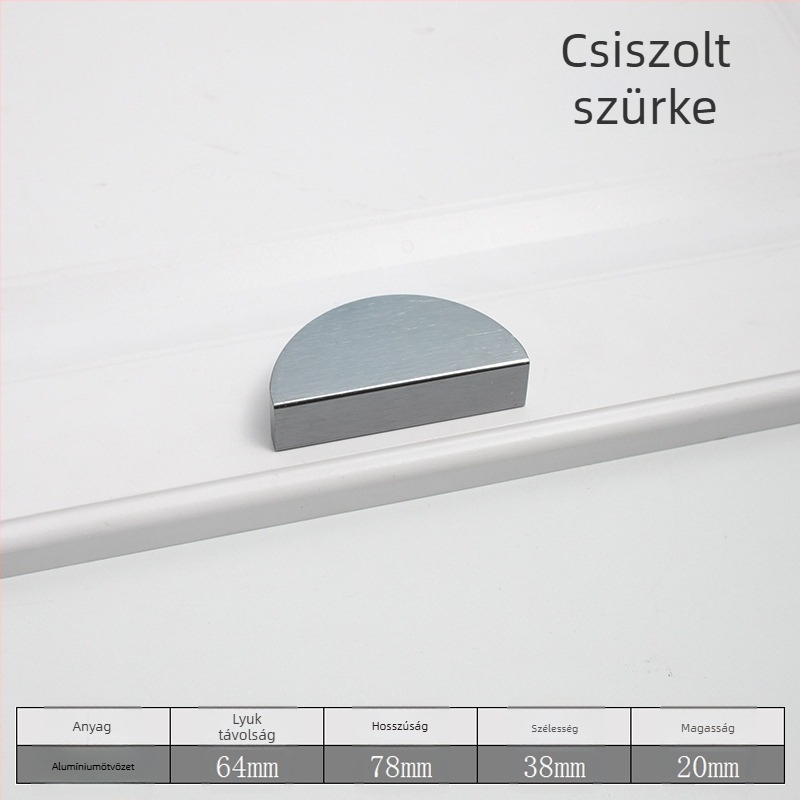Pár ajtófogantyú szekrényekhez, ruhásszekrényekhez és cipősszekrínyekhez – alumíniumötvözet; spray bevonat/oxidáció; új kínai stílus