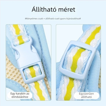 Mellény-stílusú kutyahám és póráz