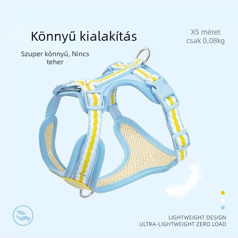 Mellény-stílusú kutyahám és póráz