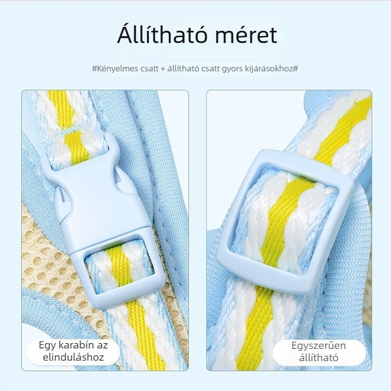 Mellény-stílusú kutyahám és póráz