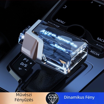 Váltókar gomb LED kristállyal — univerzális kompatibilitás, márka JDM, modell 36958
