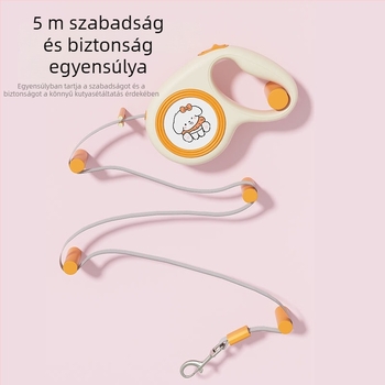 Automatikus visszahúzódó póráz macskáknak és kutyáknak – erős, tartós, minden méretű kutyához (nagy, közepes, kicsi)