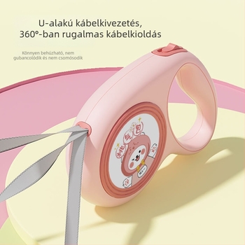 Automatikus visszahúzódó póráz macskáknak és kutyáknak – erős, tartós, minden méretű kutyához (nagy, közepes, kicsi)