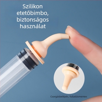 Kisállatok etető szirinja, PP anyagú, kézi etetésre, Friendly márka
