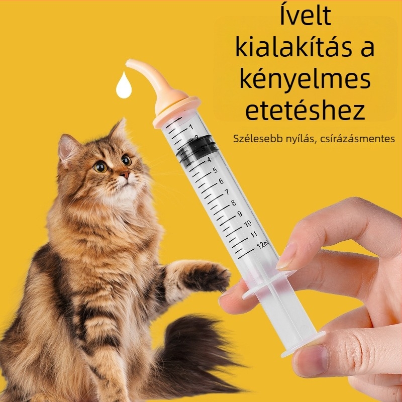 Kisállatok etető szirinja, PP anyagú, kézi etetésre, Friendly márka