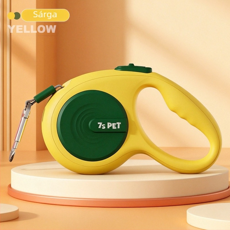 Kutyapóráz – ABS anyag, automatikus kinyúlás, bővíthető, márka Excellent Pet House
