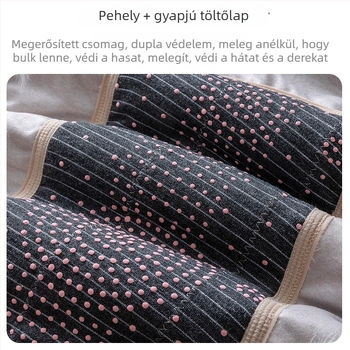 Férfi down mellény fleece béléssel, dupla réteg, elöl kötős zárás, kerek nyakú, 401–500 g/m² vastagság