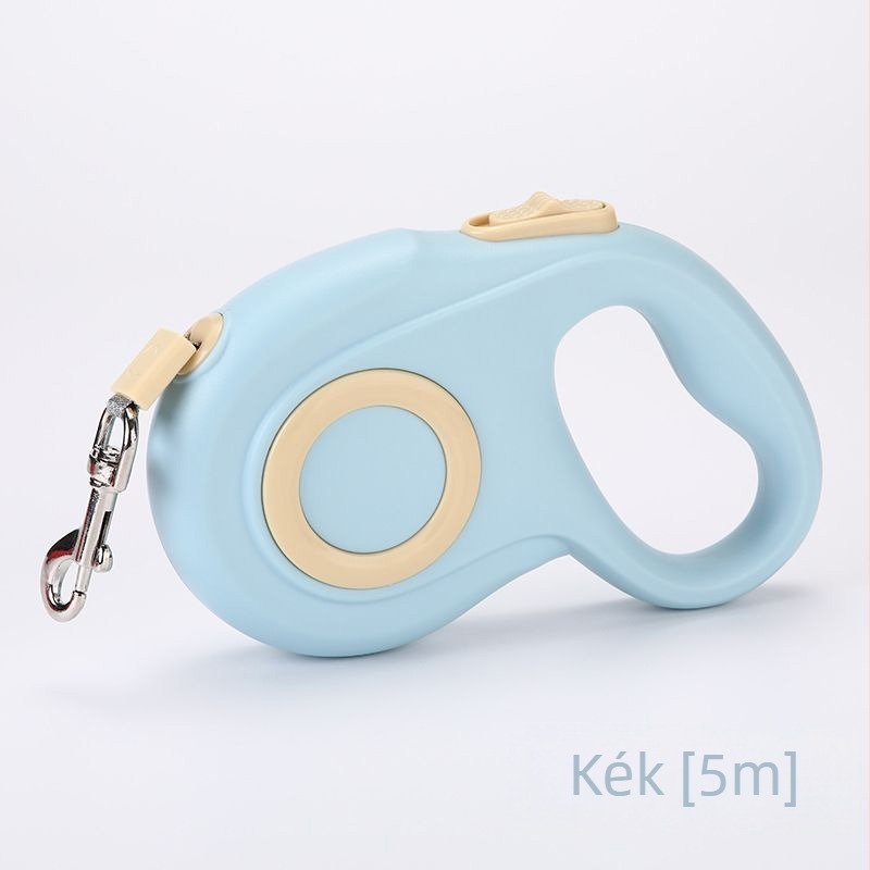 Automata nyújtható kutyapóráz, szakadás elleni védelemmel, kicsi és közepes méretű kutyáknak (Teddy, Corgi) és macskáknak
