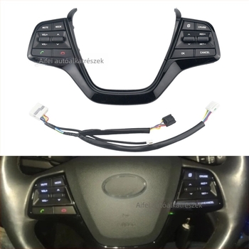 Bingwfpt Elantra-16-H-Set kormánykerék gombkapcsoló készlet Hyundai Elantra 1.6L 2016-2019 - tempomat