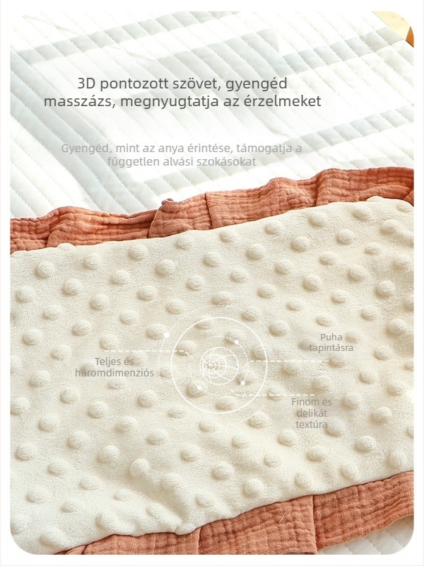 Újszülött felhő párna, 100% pamut, sík párna fodros peremmel, biztonság Class A, rajzfilm stílus.