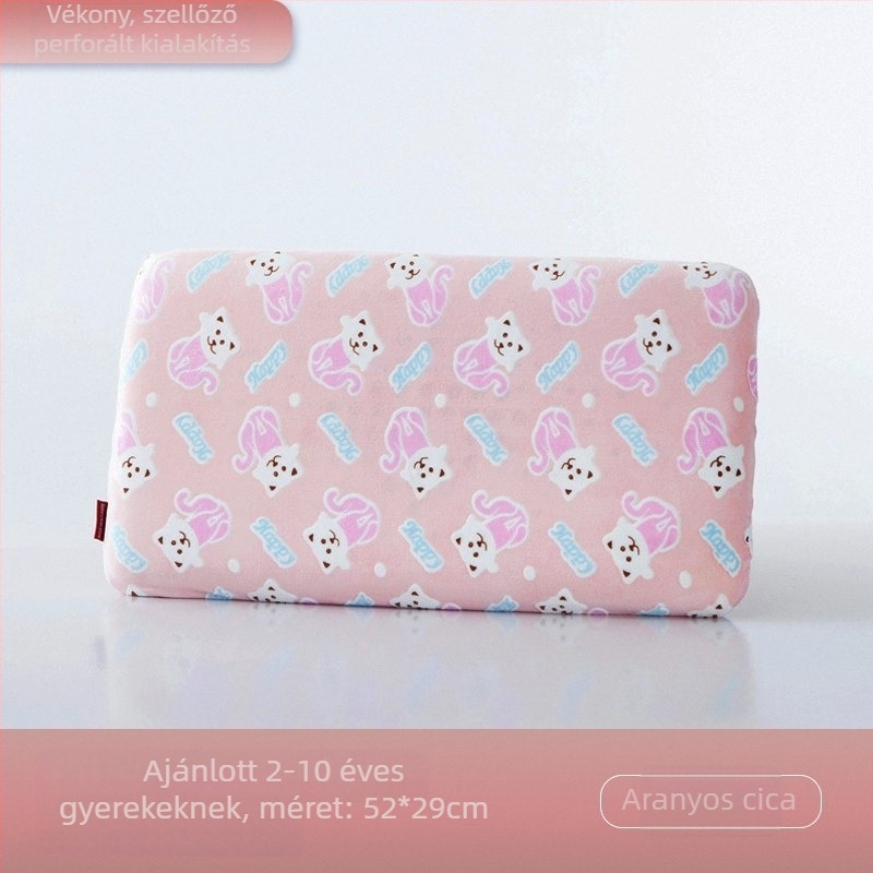 Memóriahabos gyerek- és babapárna, téglalap alakú, 1–2 kg, nyaki támasztás