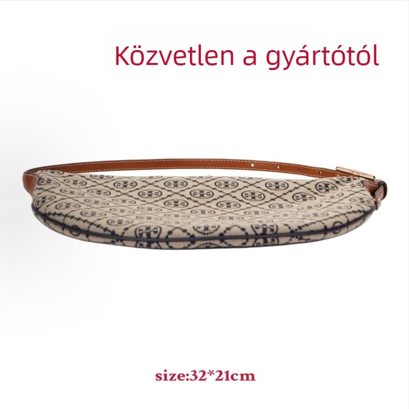 Vászonból készült válltáska városi minimalista stílussal, gombóc alakú forma, cipzáras nyitás, belső cipzáras zseb, két vállpánt