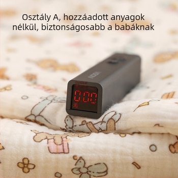 Baba lapos párna – Moe Rabbit Babe, 100% pamut, rajzfilm-stílus, biztonsági osztály A, újszülötteknek