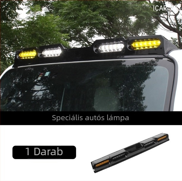 Tetőspotlámpa keret világítás — Kompatibilis Prado LC250, Haval H9, Raptor, Jietu Traveler, Shanhai T2; Márka: Danyang Deliang