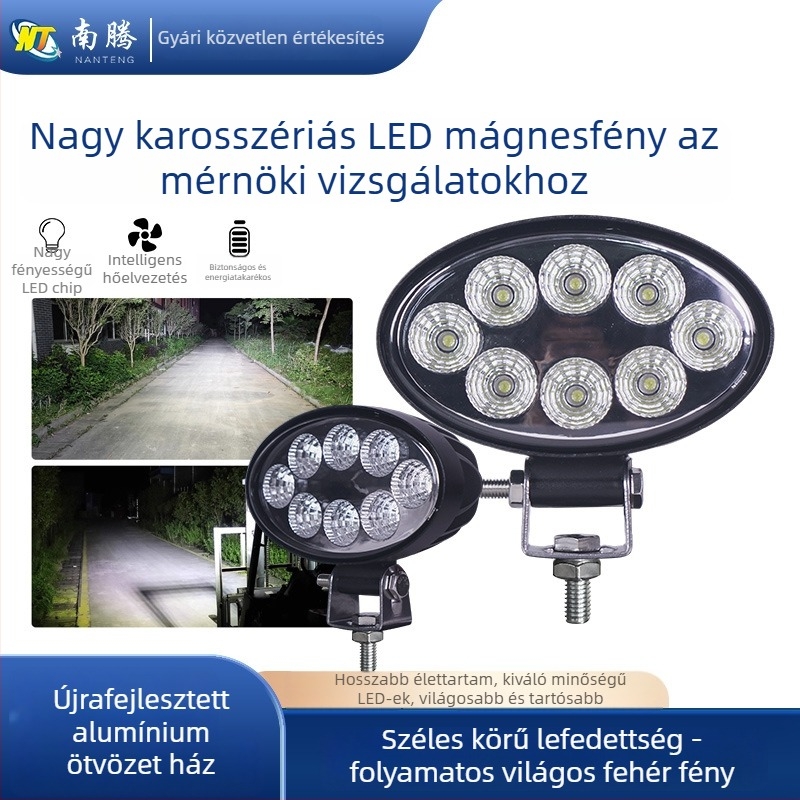 Traktor kabin LED mennyezeti fénye széles látómezővel, 24W, DC12-60V, 1040 lm, 6000-6500K