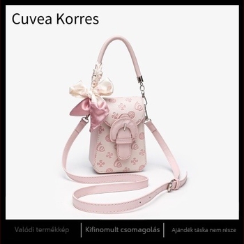 Cuvea Korres PU Keresztpántos Telefon Táska, Puha, Fedélzárás