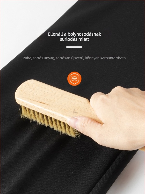 Fleece-borított férfi sportos-napi nadrágok, magas derék, egyenes szabás, több zseb, nylon keverék (52% nylon, 41% viszkóz, 7% spandex), téli meleg